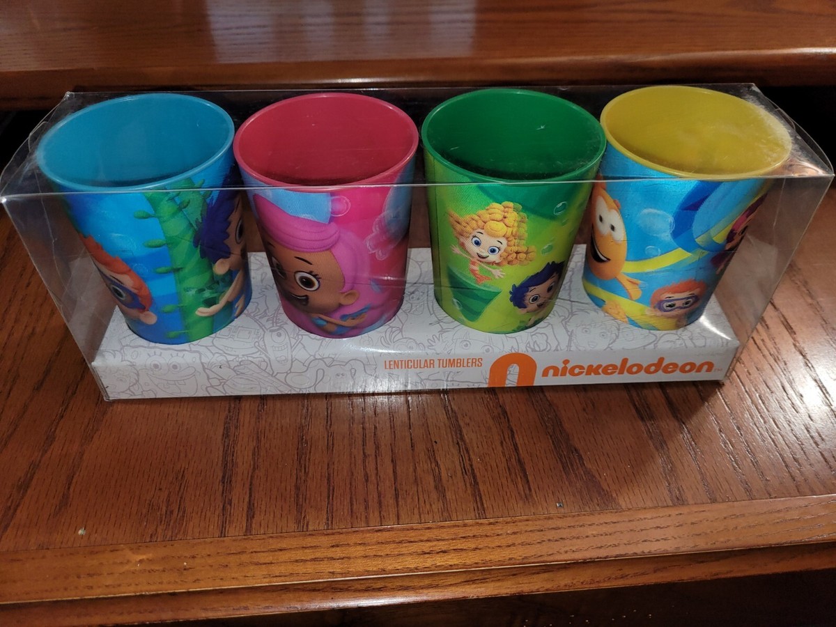 NEW Bubble Guppies Lenticular Tumblers Cups Lot of