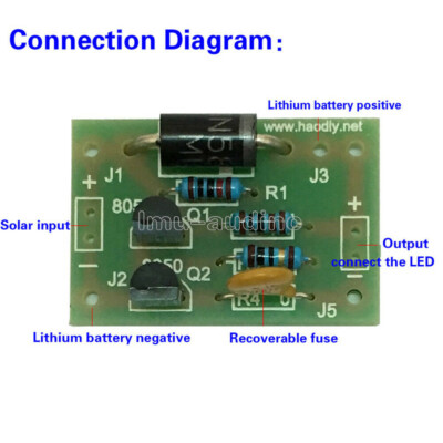 DIY Kits Light Sensor Lithium Battery Charging Board Charge For Solar Charging-