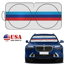 For BMW Foldable Car Sun Shade Visor Windshield Window Sun Cover UV Heat Block