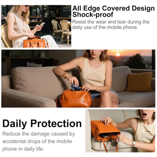 IMAK For Motorola Edge (2025), Luxury Clear Transparent Soft Rubber Case Cover - 第 2/6 張圖片