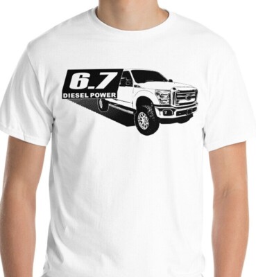 6.7 Powerstroke T-Shirt, Mens Power Stroke Diesel Truck Shirt, F250 F350