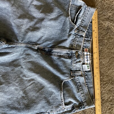 Vintage Anchor Blue 38 Baggy Wide Leg Jean Shorts 90s Y2K Skate