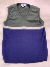 Vintage 90s USA PAUL HARRIS DESIGN UNISEX SWEATER VEST LARGE USA Made-62A