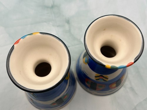 Pair of Ann McNulty Enniskillen Irish Studio Pottery Vase Signed - Picture 6 of 11