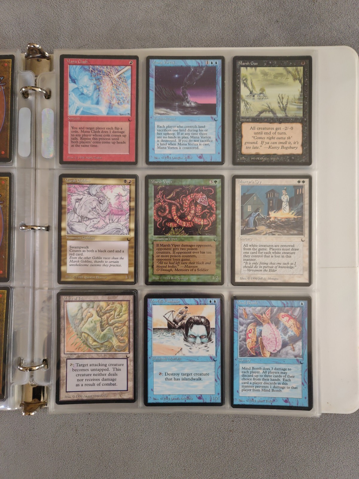 The Dark Complete Set MTG Magic the Gathering 1994 Vintage Legacy