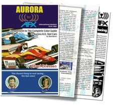 AURORA 1st AFX International Markets 1974-1983 Guide - Free Slot inventory book 