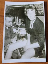 Bernard Kobel Traditional Tattoo Photo B&W Vintage Tattooed Woman Thigh Tattoo