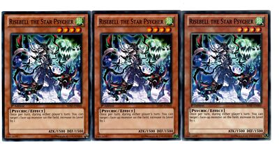 Yugioh- 3X Risebell the Star Psycher - Common - 1st Edition - SHSP-EN044 -  NM | eBay