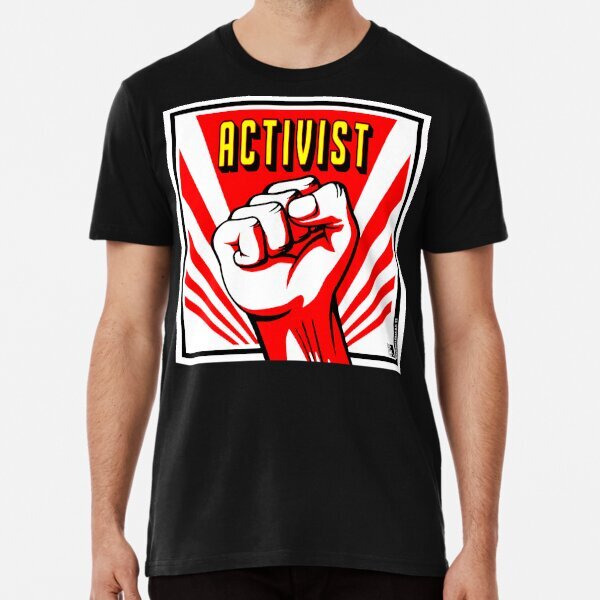 Activist Premium Political Activism Made in USA Retro T-Shirt S-5XL