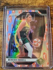 2024 WNBA Prizm Mercedes Russell WNBA Logo Prizm #109 Seattle Storm