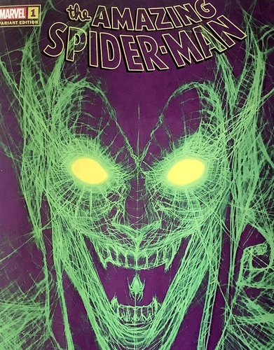 AMAZING SPIDER-MAN #1 GLEASON GREEN GOBLIN Cover B VARIANT Webhead NM-