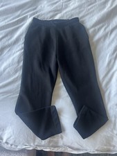ZARA Black Plush Jogging Pants, Size M