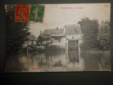 cpa ancienne carte postale Muids Eure le moulin