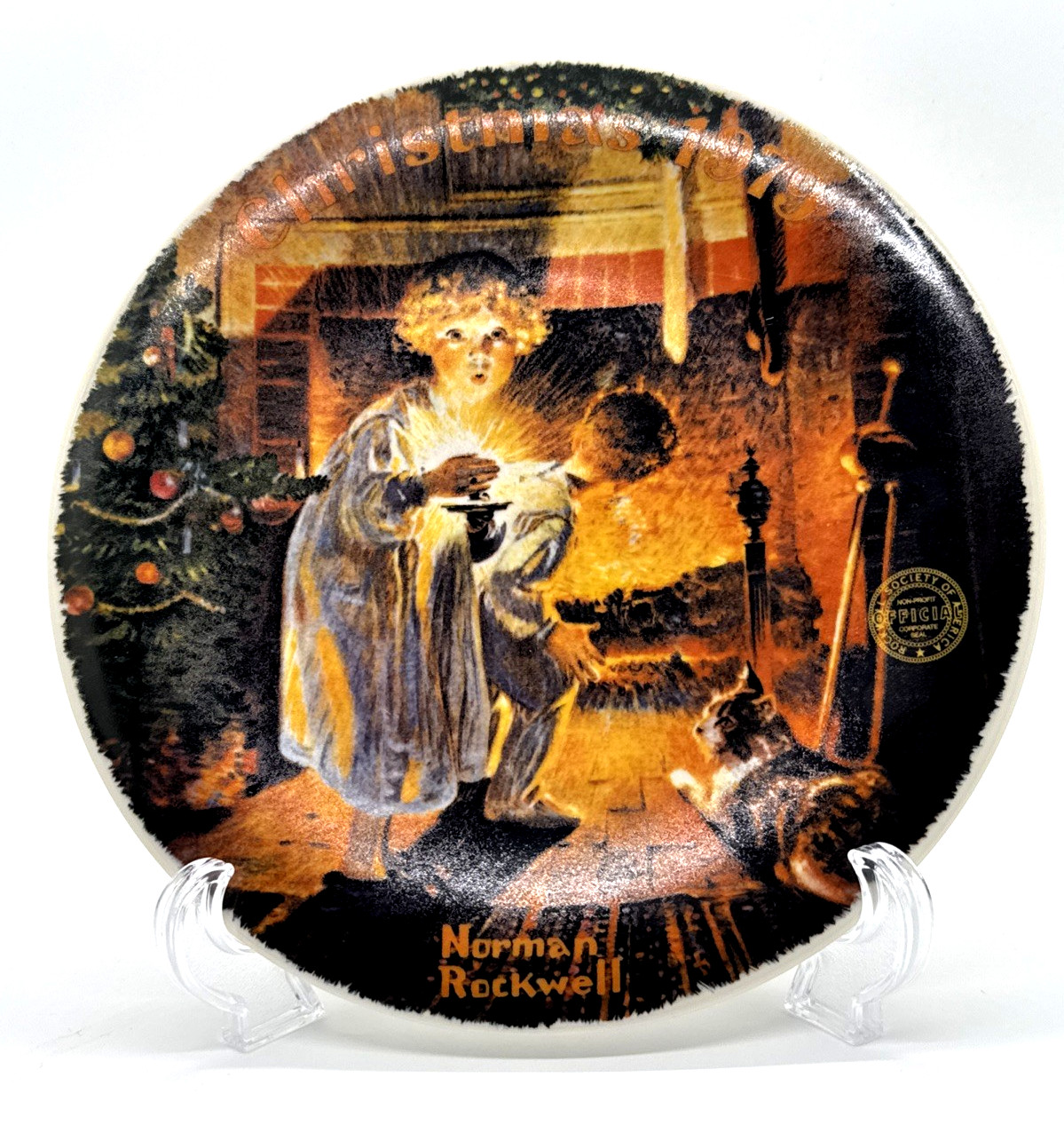 Norman Rockwell #13,481E Collectable Plate "Somebody's Up There" - 1979