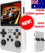 NEW STOCK 128GB 3500mAh Portable Handheld Game Console 20000+ Games Retro  White
