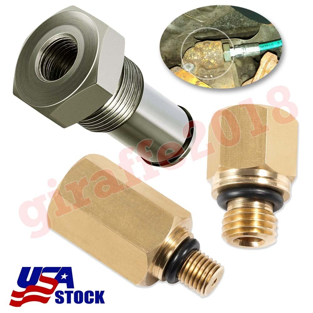 ICP Oil Fuel Rail Adapter IPR Valve Air Test Fitting Tool for 2003-2010 Ford 6.0