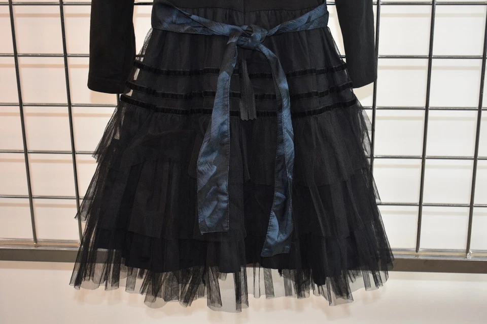 Vestido de fantasía Jottum negro de algodón y encaje para niñas talla 6 en oferta df Foto 4 de 4