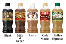 Suntory Craft Boss Coffee (12 Bottles) Popular Drink Japan Latte Mocha Black