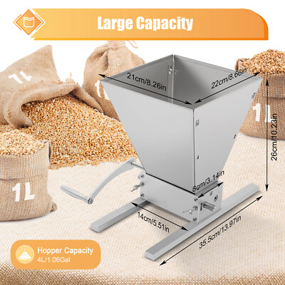 Getreidemühle Malzmühle Manuelle Getreidemahlmaschine Grain Mill Schrotmühle