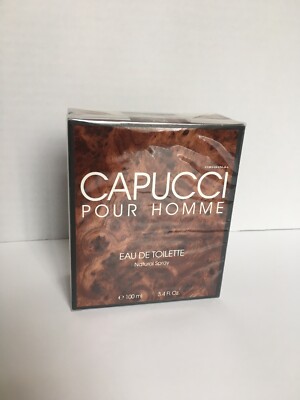 Capucci Pour Homme by Roberto Capucci 3.4oz/100ml Eau De Toilette Spray Sealed