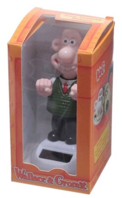 Puckator Wallace Solar Pal Licensed Design Solar Panel Car Dash Desk Office Home