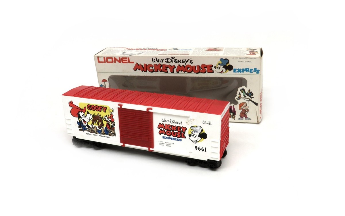 Lionel Trains 6-9661 Disney Mickey Mouse Goofy Box Car, O Gauge | eBay