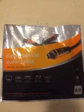 Alphaline Digital Optical Audio Cable 6'For HDTV to other devices    3-5