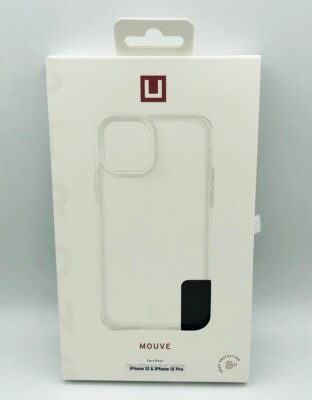 U by UAG Mouve schützende robuste weiche schmale Hülle für Apple iPhone 12/12 Pro Asche