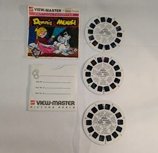 Vtg. Dennis The Menace Cartoon Favorites View-Master 3 Reel Set 1967 B539