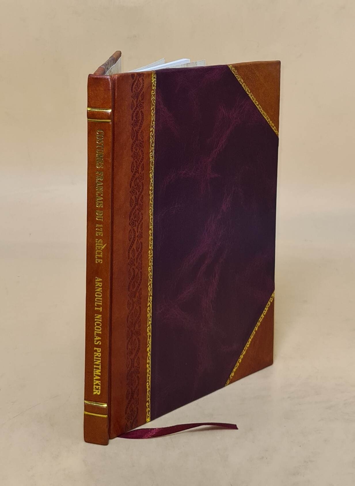 Costumes Franc?Ais Du 17E Sie?Cle 1688 [Leather Bound]