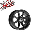14 inch 14x7 Msa Offroad M12 Diesel Gloss Black wheels rims 4x110 +10