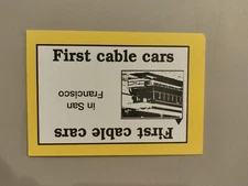 PERSPECTIVE Time Line Game 1ST CABLE CARS 1992 card used History free ship