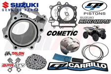 King Quad LT-A LTA 700 700X Stock OEM Cylinder 102mm Cometic Top End Rebuild Kit