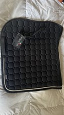BRAND NEW, EQUILINE, Black Full Size Saddlecloth. numnah. Crystals. Dressage.