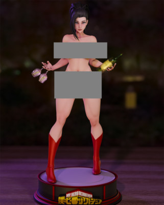 Full Nude MOMO YAOYOROZU 3D Print GK Figure Model Kit Unassemble Unpainted GK