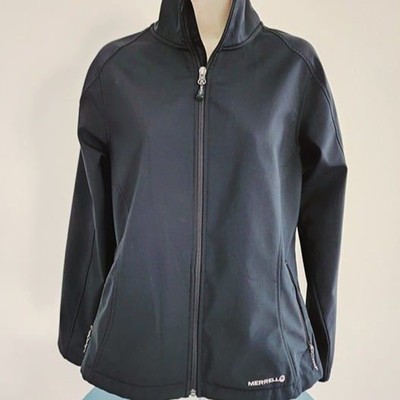 Merrell Women's Full Zip Black Soft Shell Jacket Size: Medium