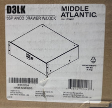 Middle Atlantic D3LK / 3-Space Rack Drawer w/...
