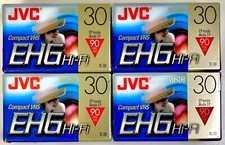 JVC Compact VHS-C EHG,Hi-Fi Camcorder Cass. Tape 4  TC-30 Sealed,New,Free Ship
