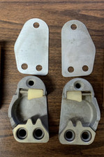 1959-63 Ford Passenger Car Door Lock Striker Plates W Shims New Pair 423 1959-63 Ford Passenger Car Door Lock Striker Plates W Shims New Pair 423
