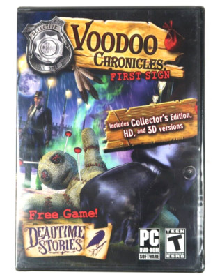 Voodoo Chronicles: First Sign (PC DVD-ROM, 2011) Brand New Sealed PC Game