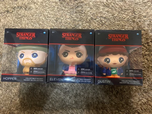 STRANGER THINGS COLLECTIBLE SQUISHY ELEVEN Hopper Dustin New