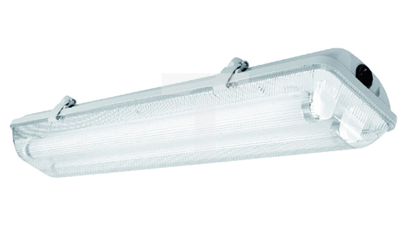 Hermetic fixture HELIOS BIS 218 for 2 LED T8 G13 600mm fluorescent lamps, /T2UK