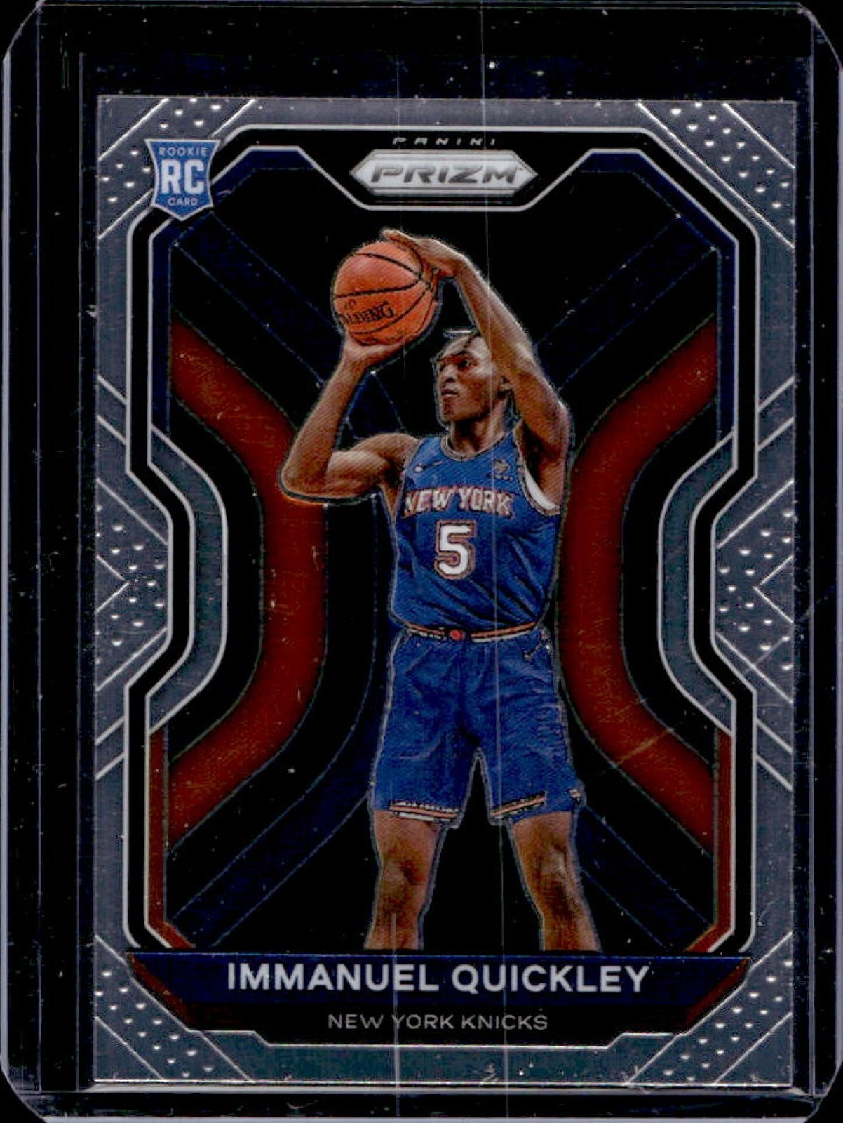 2020-21 Prizm Immanuel Quickley RC Rookie #296 Knicks