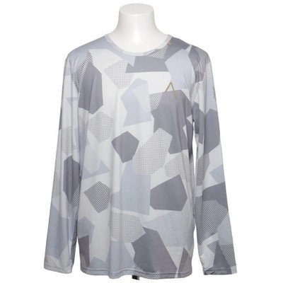 Blacc, Langarmshirt, Größe: XL, Grau/Weiß/Mehrfarbig, Elasthan/Polyester #OFp