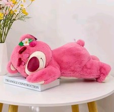 Disney 30cm Lotso Bear Triangle Construction Cute Strawberry Sofa Plush Pillow