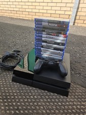 Sony PlayStation 4 Black Console With Controller And 15 Games Bundle Tested Ps4