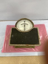 Vintage Continental Scale Works Health O Meter Bathroom Scale Black/Green 250 Lb