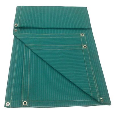 Standard Duty Tarp, 15 Ft 6 In X 23 Ft 6 In, 15 Mil, Jade Green, Polyester