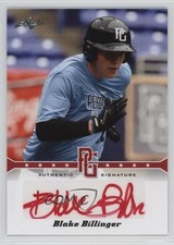 2013 Leaf Perfect Game Showcase Red 4/5 Blake Billinger #A-BB1 Auto pi4