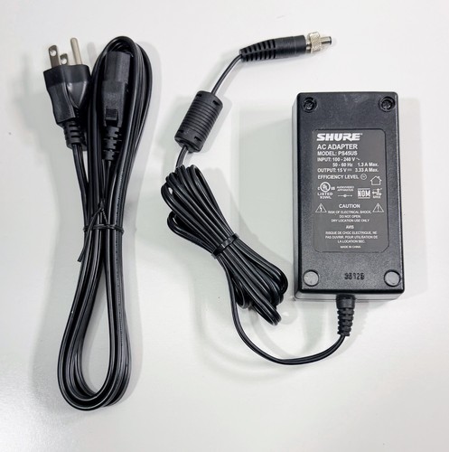 OEM USED TESTED SHURE 15V 3.33A Power Adapter UA844 UA844US UA844SWB ...